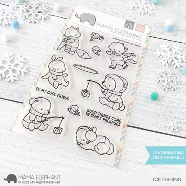 Ice Fishing - Stamp & Die Bundle - Mama Elephant