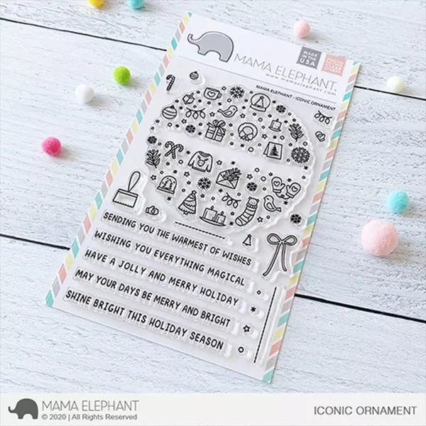 Iconic Ornament - Clear Stamps - Mama Elephant