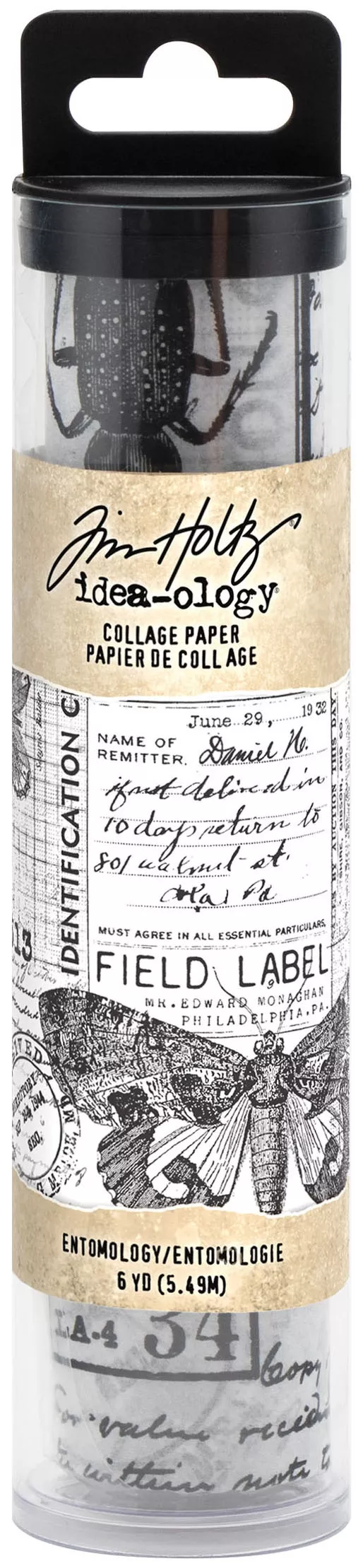 Idea-Ology Collage Paper 6"X6yds-Entomology