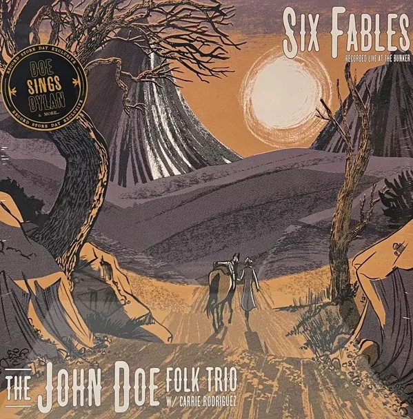 The John Doe Folk Trio W/ Carrie Rodriguez - Six Fables (Recorded At The Bunker) (12", EP, RSD)