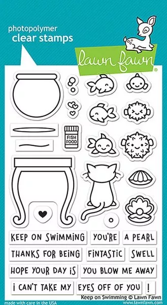 Keep On Swimming - Clear Stamps