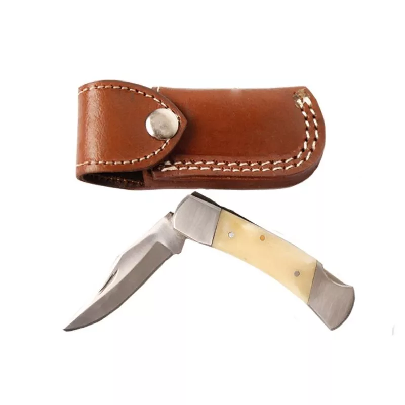 #KT-38BN: Wild Turkey handmade folder knife with bone handle
