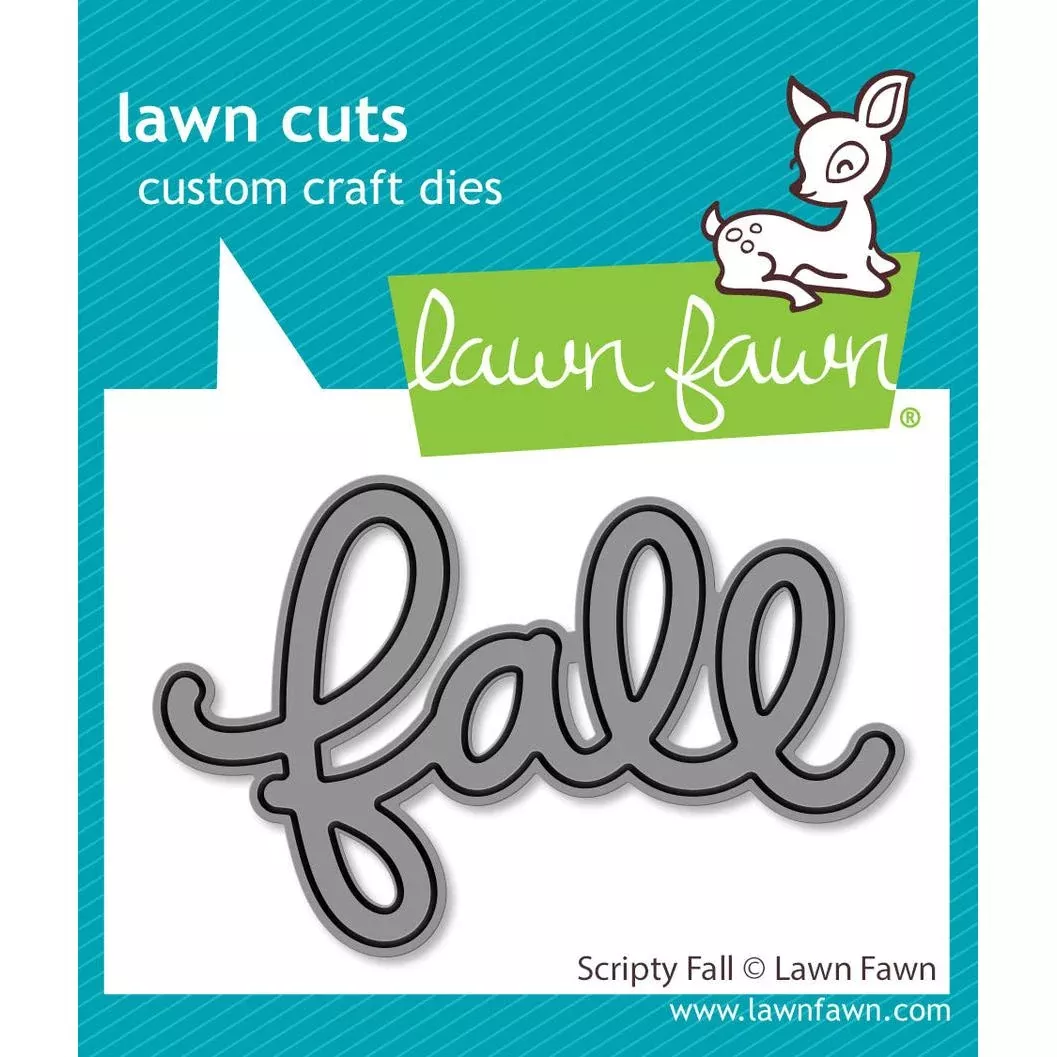 Lawn Fawn - Lawn Cuts - Scripty Fall