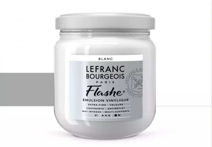 lefranc & bourgeois flashe vinyl-based paint white 022 s1