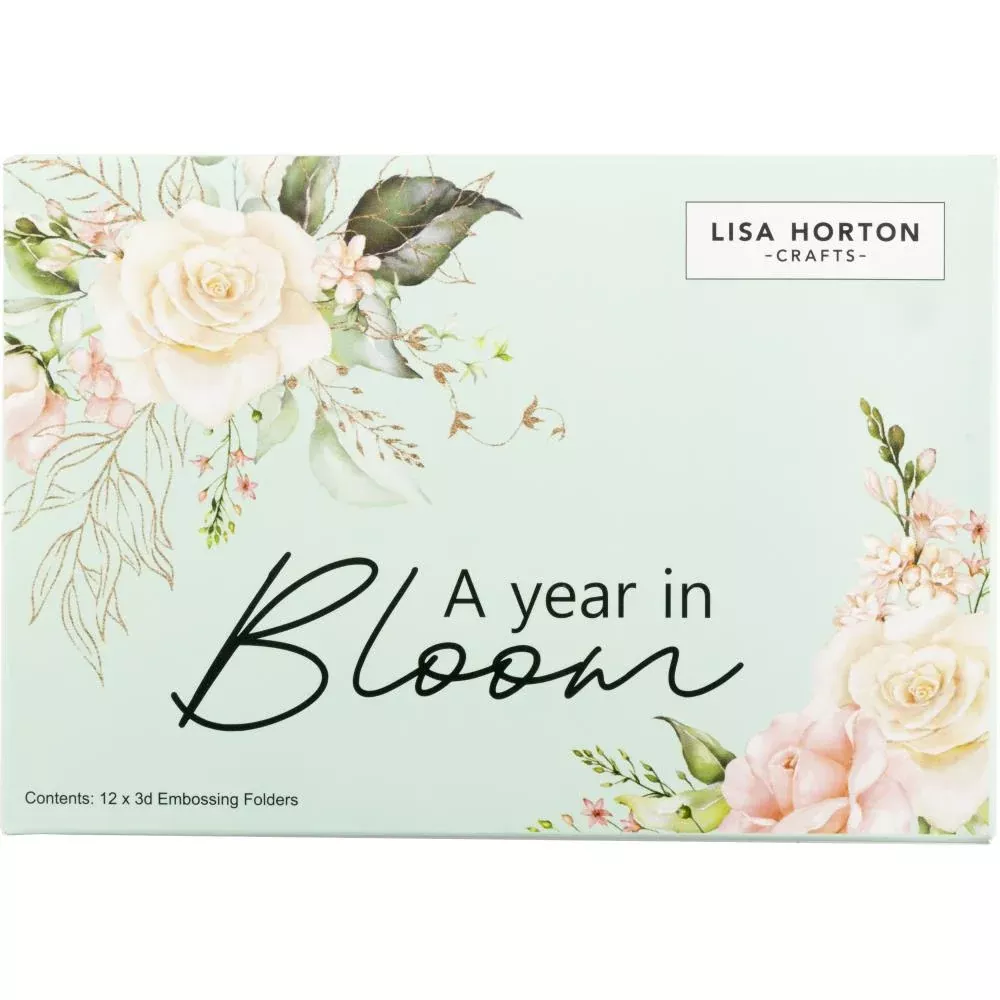 Lisa Horton Crafts Limited Edition Embossing Folders - A Year In Bloom - 2025, LHCEF276