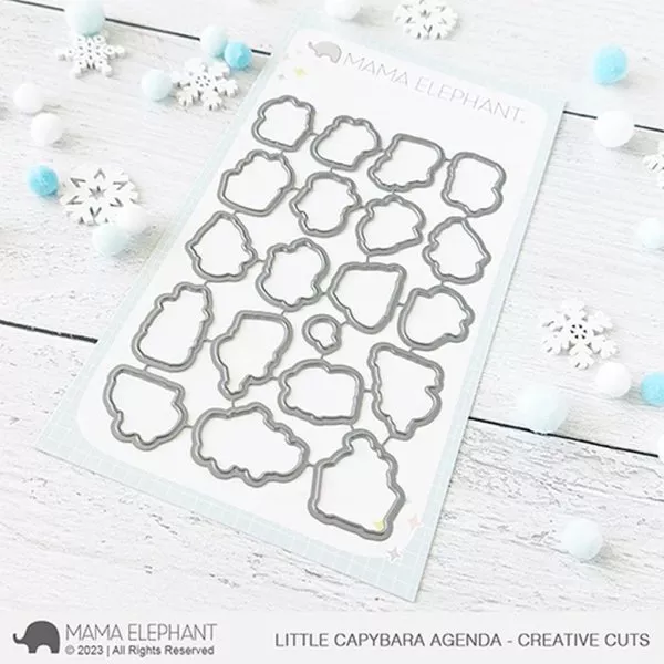 Little Capybara Agenda - Creative Cuts - Dies - Mama Elephant