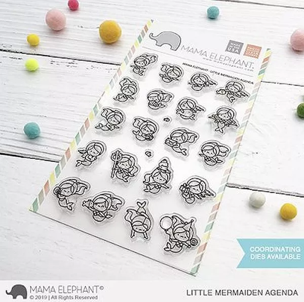 Little Mermaiden Agenda - Clear Stamps - Mama Elephant