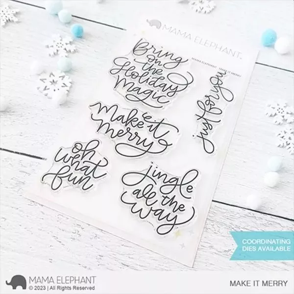 Make It Merry - Stamp & Die Bundle - Mama Elephant