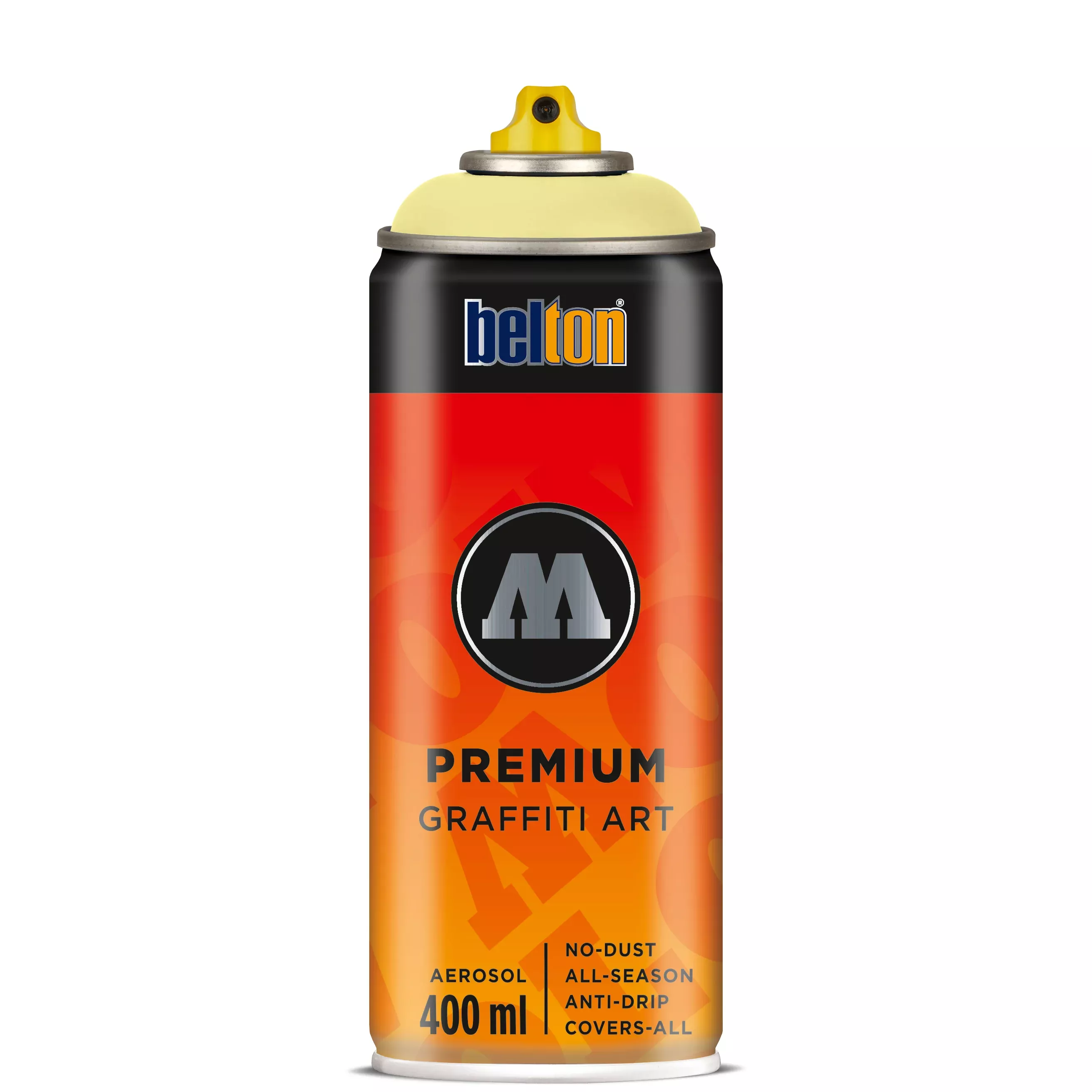 molotow belton spray paint #001 jasmin yellow