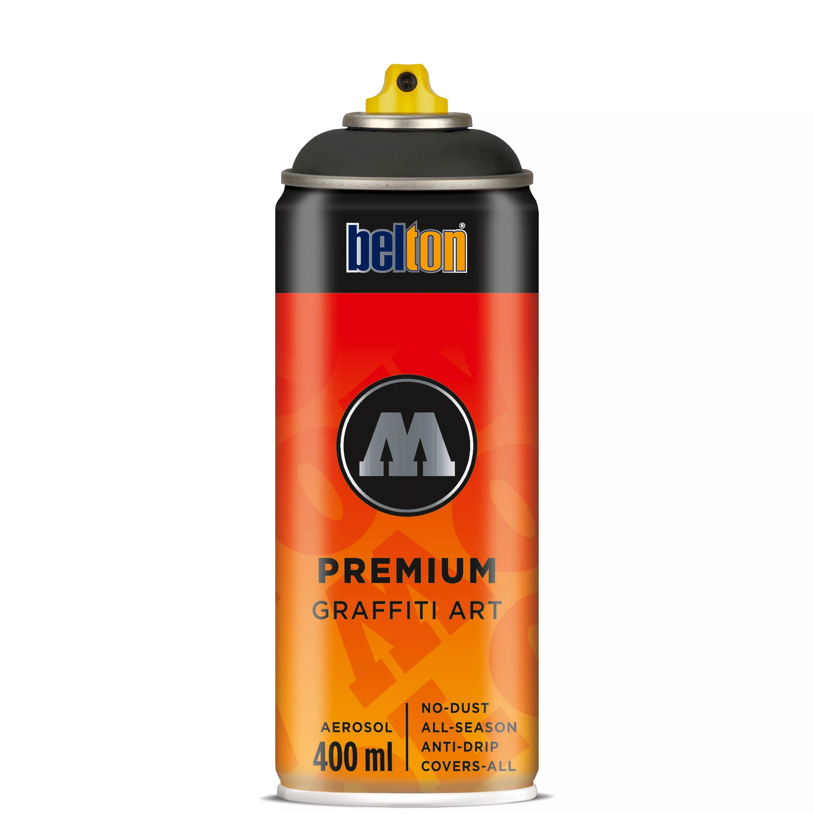 molotow belton spray paint #215 black grey neutral