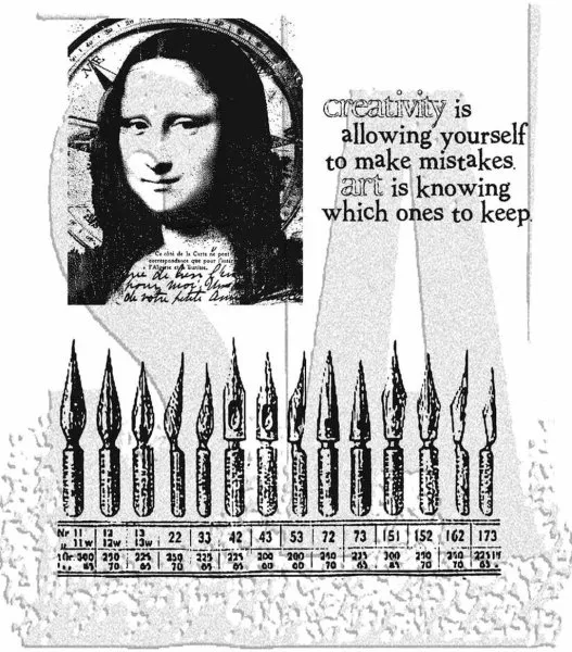 Mona's Sketchbook - Rubber Stamps - Tim Holtz - Stampers Anonymous