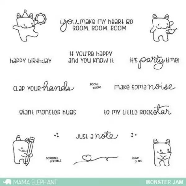 Monster Jam - Stamp & Die Bundle - Mama Elephant