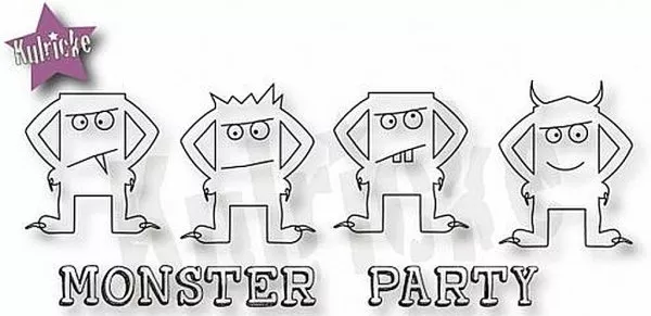 Monster Set - Stamps - 2nd grade goods