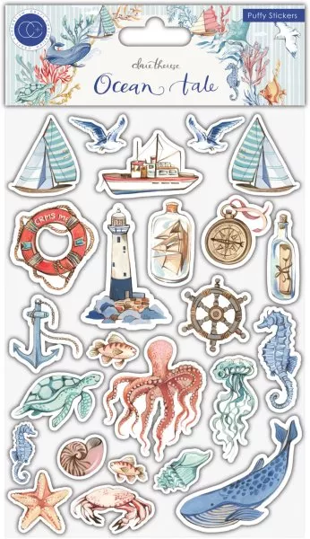 Ocean Tale - Puffy Stickers - Craft Consortium