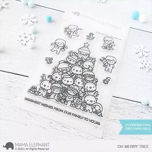 Oh Merry Tree - Stamp & Die Bundle - Mama Elephant