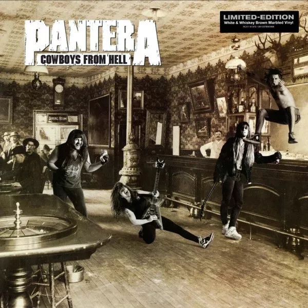 Pantera - Cowboys From Hell (LP, Album, Ltd, RE, Whi)