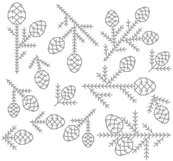 Pine Patterns - Thinlits Dies - Tim Holtz - Sizzix