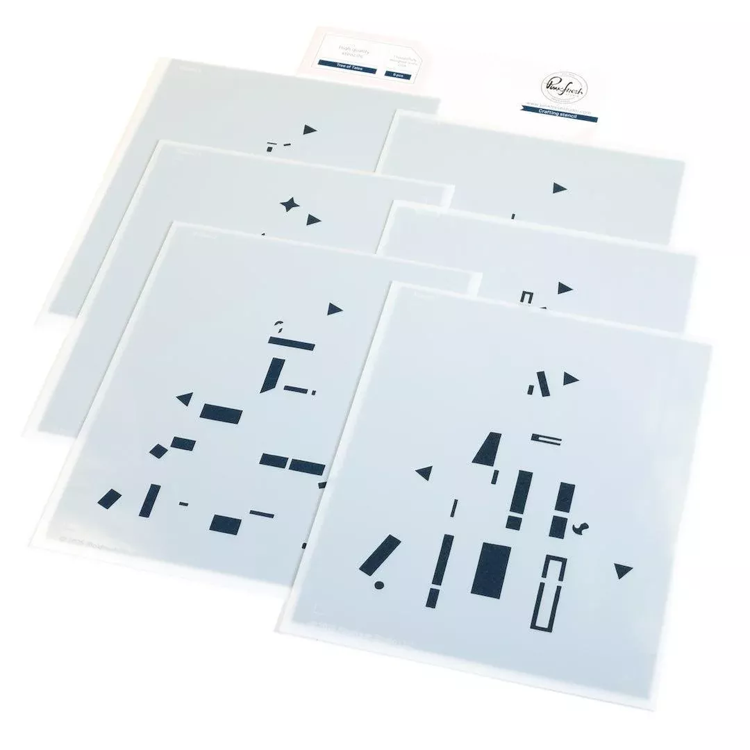 Pinkfresh Studio - Stencils - Tree of Tales