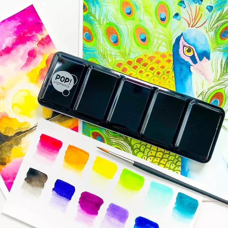 Pop! pigments- La palette éclatée 12 couleurs