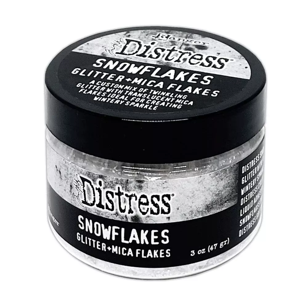 Ranger Ink - Tim Holtz - Distress Glitter + Mica Flakes - Snowflakes