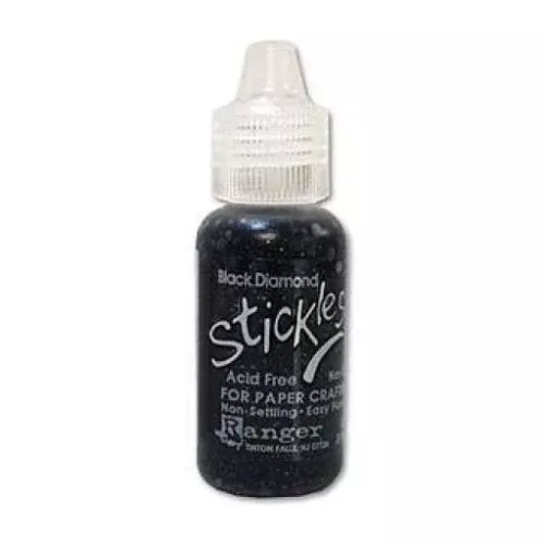 Ranger Stickles Glitter Glue .5oz Black Diamond