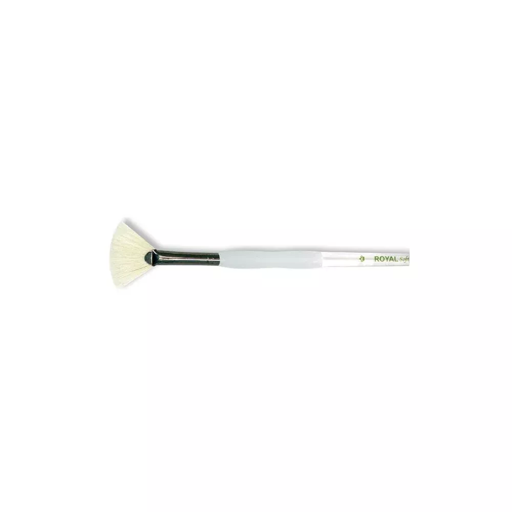 Royal Langnickel Soft-Grip Golden Taklon Fan Brush Size 2