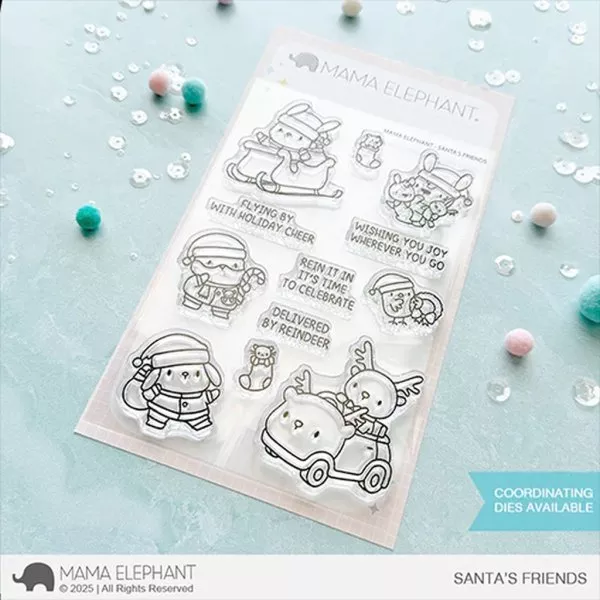 Santa's Friends - Stamp & Die Bundle - Mama Elephant