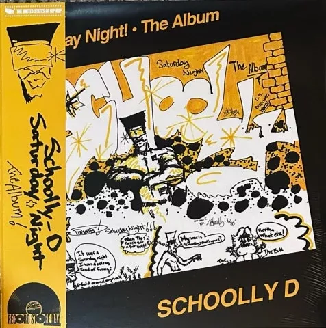 Schoolly D - Saturday Night! - The Album (LP, RSD, Ltd, RE, lem)