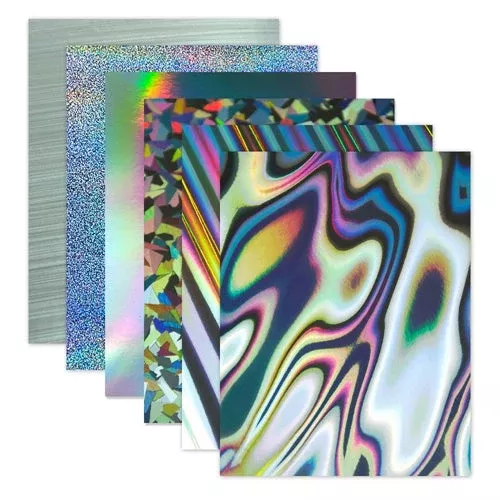 Simon Says Stamp Cardstock 6 Sheets ASSORTED HOLOGRAPHIC