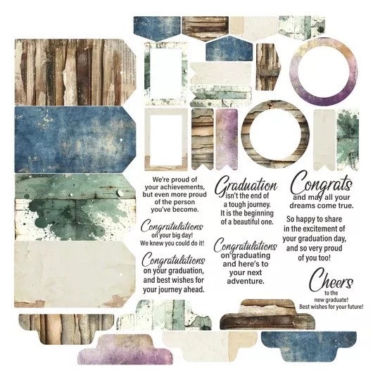 Simply Stated-Colorful Commencement Essentials Ephemera