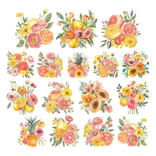 Simply Stated-Sweet Summer Florals Ephemera