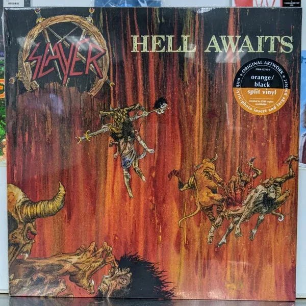 Slayer - Hell Awaits (LP, Album, Ltd, RE, RM, Ora)
