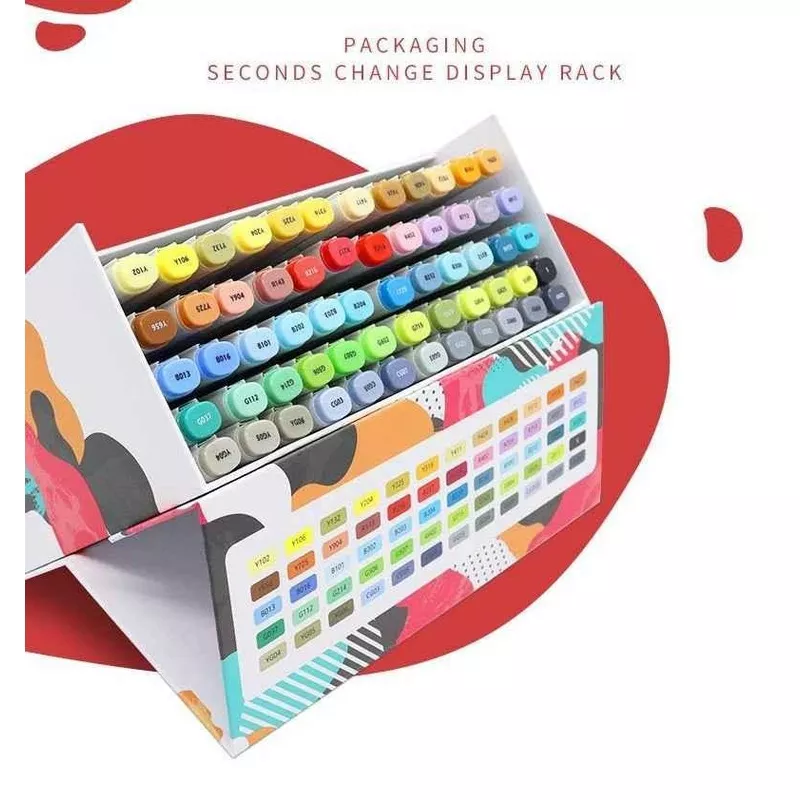 STA 9201 Art Premium Markers,60 Color,Brush Tip