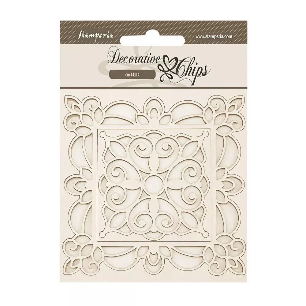 StamperiaDecorative Chips - Herbarium Silvae Frames, SCB278