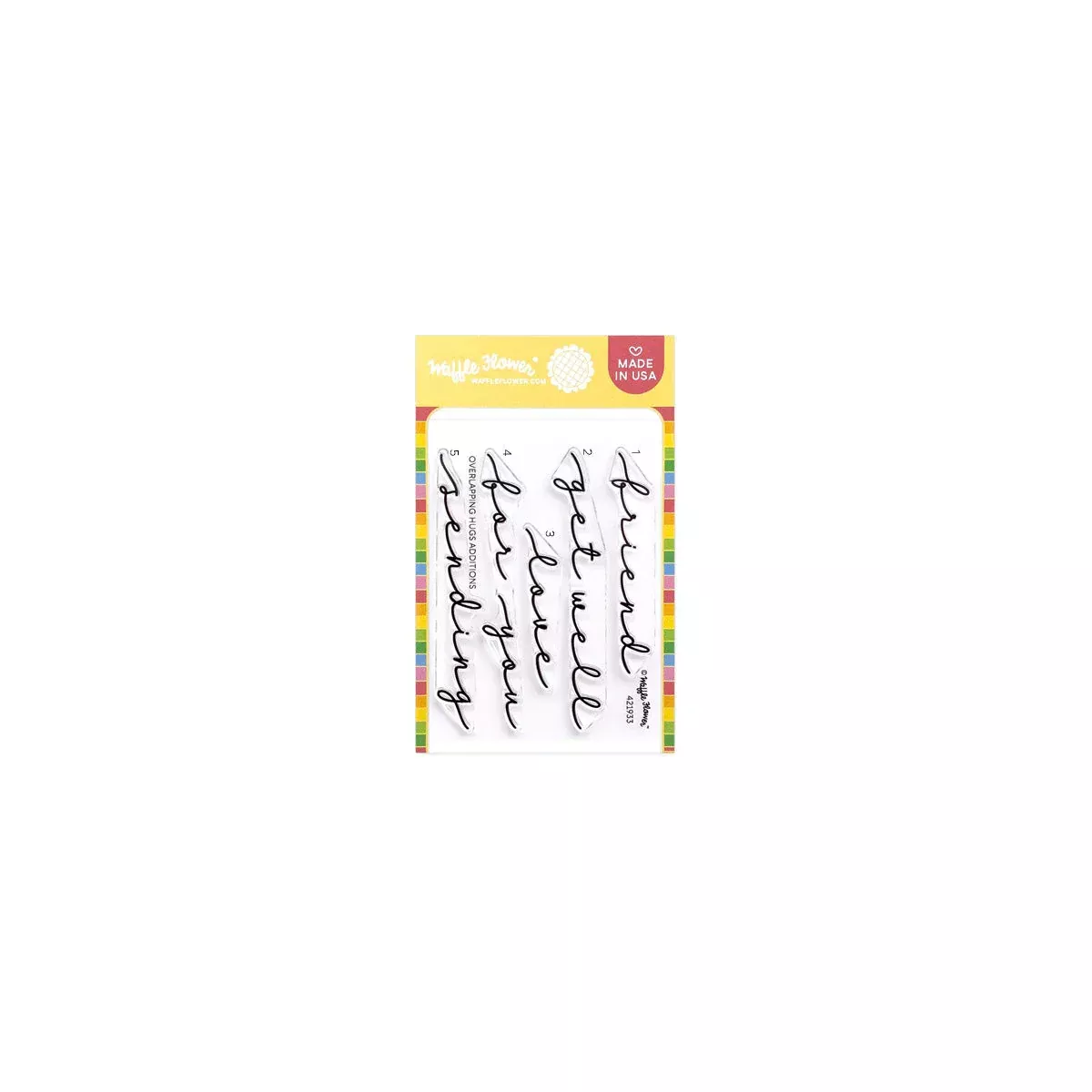 Stamps: Waffle Flower-Overlapping Hugs Additions Stamp Set