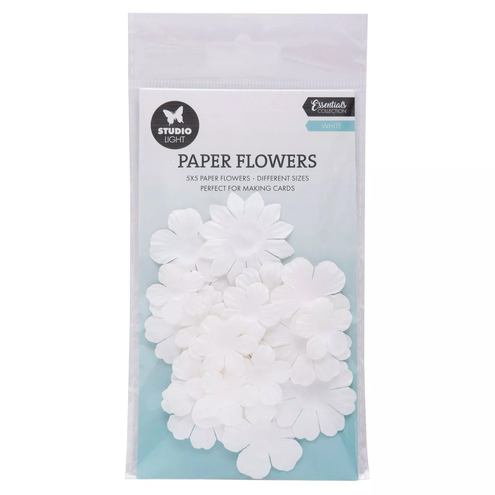 Studio Light • Paper Flowers 25pcs White