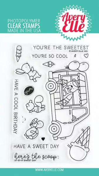 Sweet Day - Clear Stamps - Avery Elle