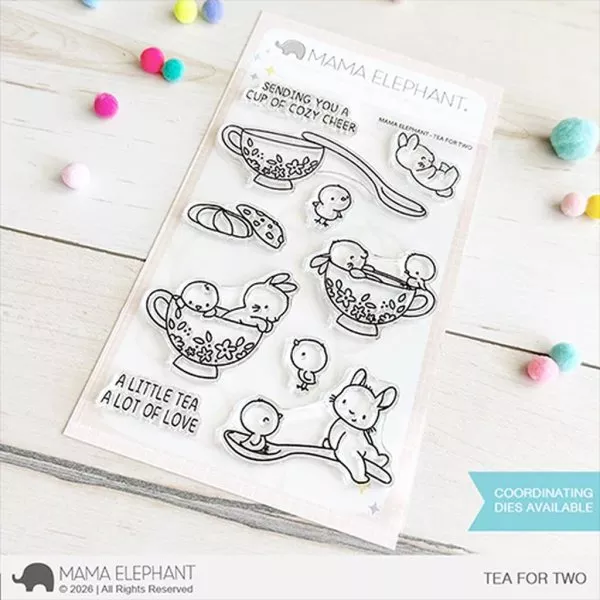 Tea For Two - Clear Stamps - Mama Elephant