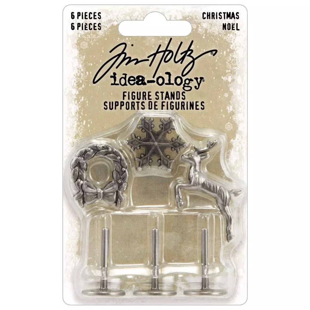 Tim Holtz Idea-Ology - Figure Stands Christmas 2024, TH94412