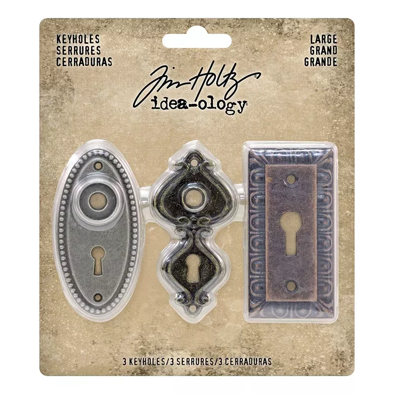 Tim Holtz idea-ology LARGE KEYHOLES th93678