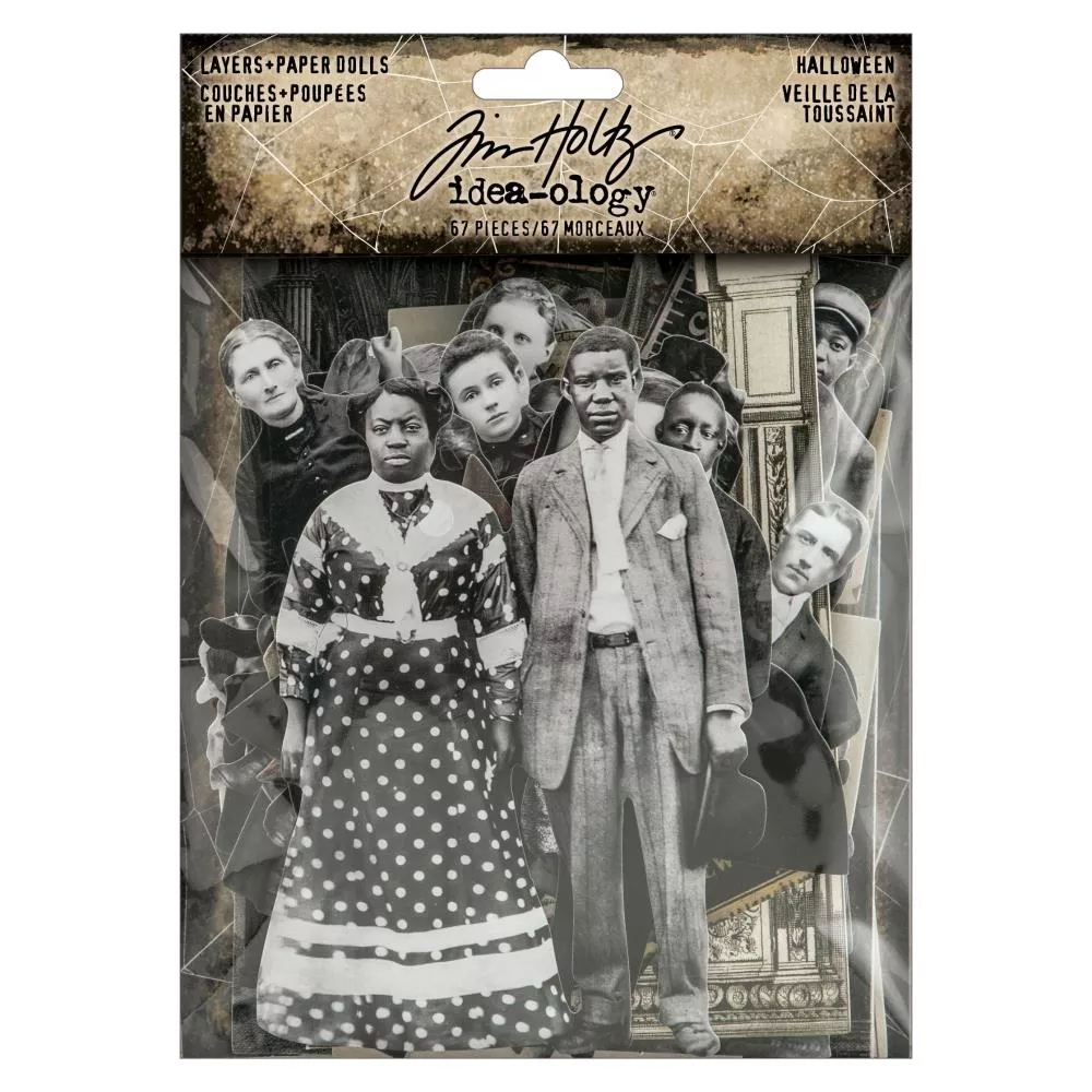 Tim Holtz Idea-ology Layers + Paper Dolls Halloween