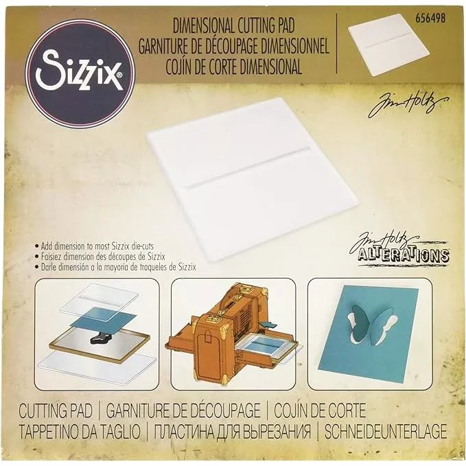 *Tim Holtz Sizzix DIMENSIONAL CUTTING PAD 656498