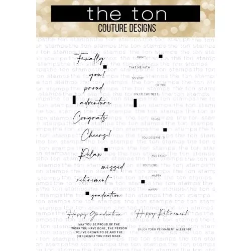 The Ton Stamps - Easy Expressions Cheers (Graduation/Retirement)¬†