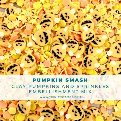 Trinity Stamps PUMPKIN SMASH Embellishment Box tsb-313*