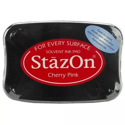 Tsukineko Stazon CHERRY PINK Ink Pad sz81*