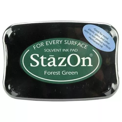 Tsukineko Stazon FOREST GREEN Ink Pad sz-000-099