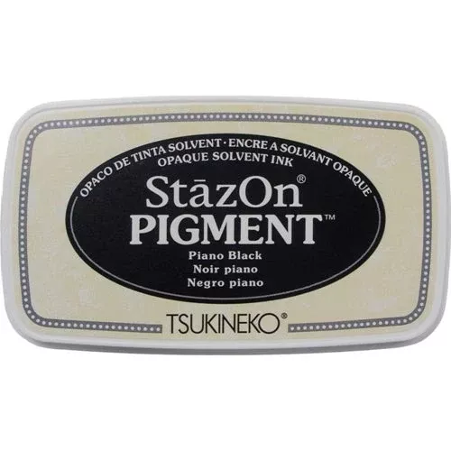 Tsukineko Stazon PIANO BLACK Pigment Ink Pad SZ-PIG-031