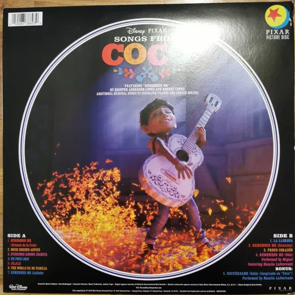 Various - Songs From Coco (LP, Album, Pic)