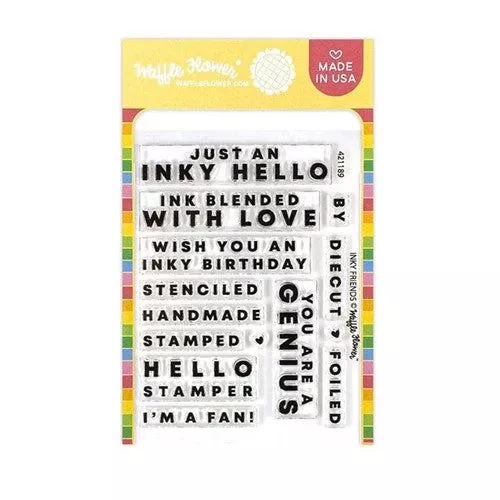 Waffle Flower Inky Friends Clear Stamps 421189*