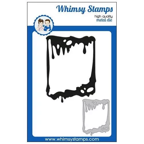 Whimsy Stamps Drippy Frame Die wsd147